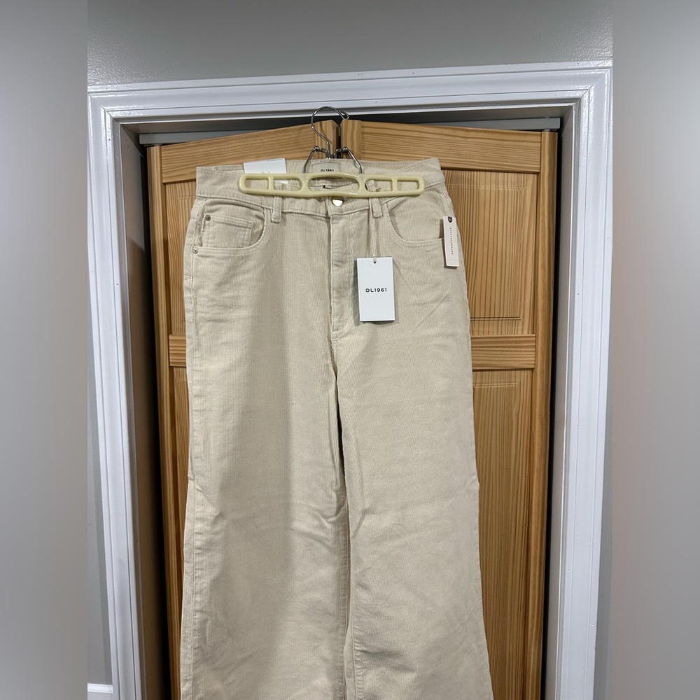 DL1961 Off-White Corduroy Pants